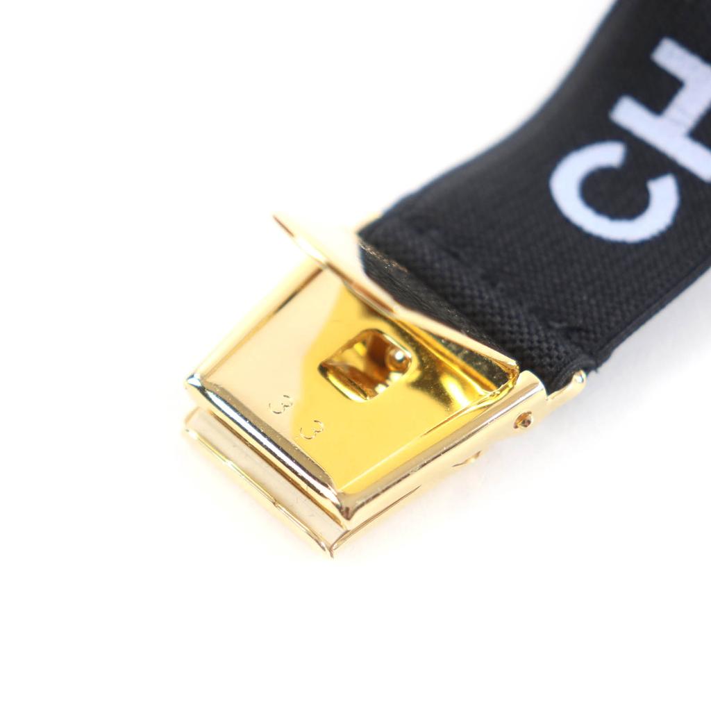 Pristine CHANEL Other accessories Logo Design Armband black Women 94P A03530 Used