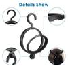 3pcs Hanging Wig Stands Portable Hanging Wig Stand for All Wigs and Hats