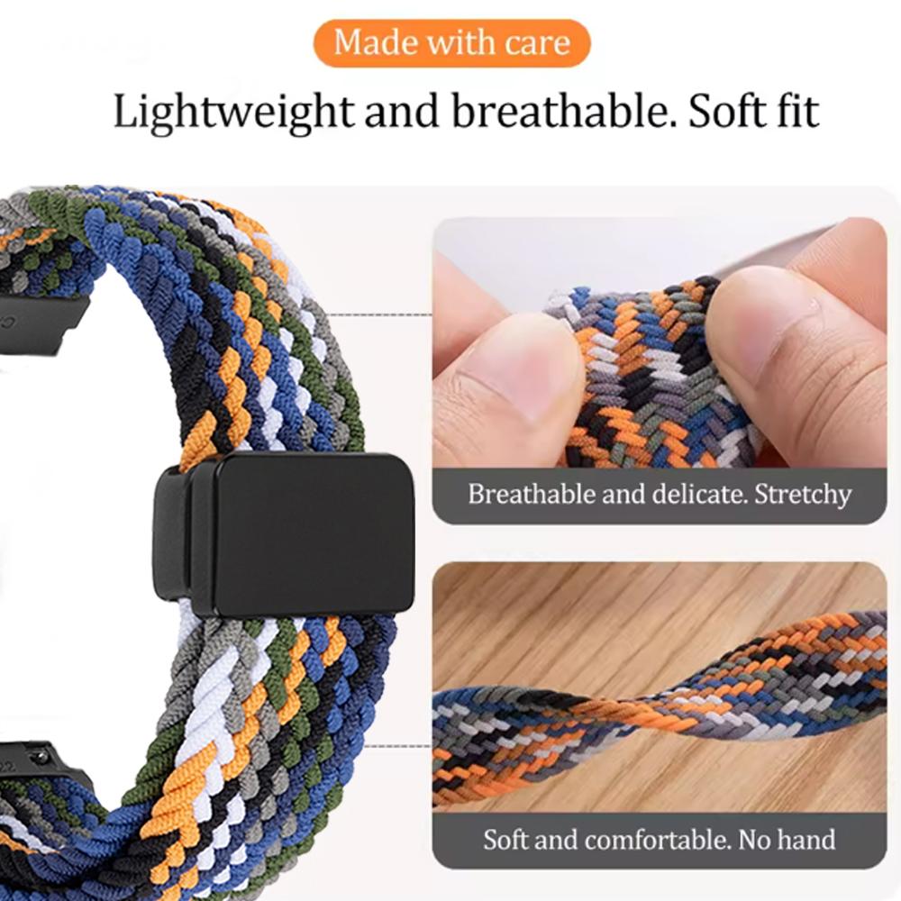 Nylon Magnetverschluss 20mm 22mm Armband Für HUAWEI WATCH 5 GT6 Pro GT 6 5 4 3 2 46/42mm Gewebtes Armband Für AMAZFIT BALANCE 2 Uhrenarmband