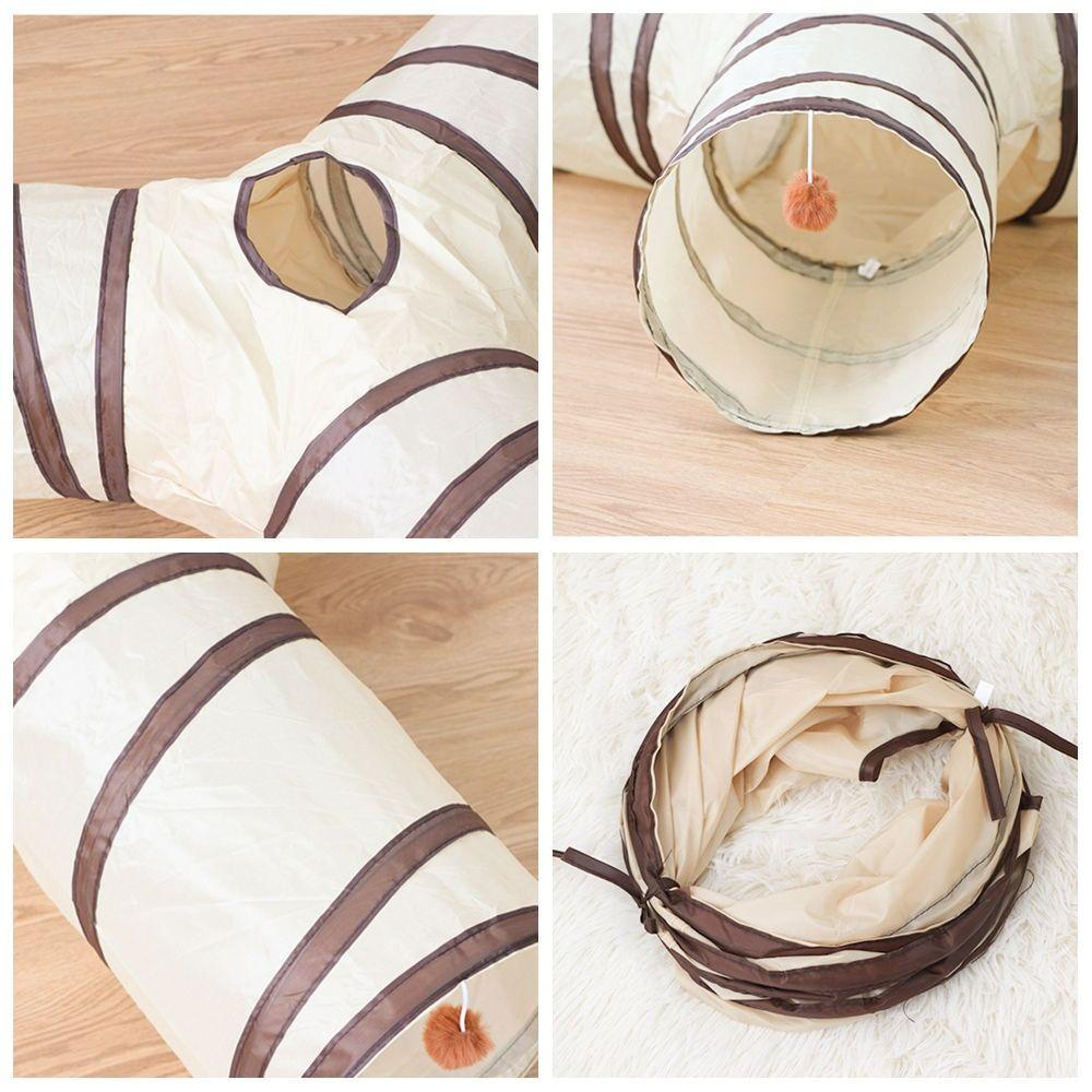 Breathable Cat Tunnel Tube Foldable Pet Fun Play Toy Portable Rabbit Guinea Pig Tent  Rabbit