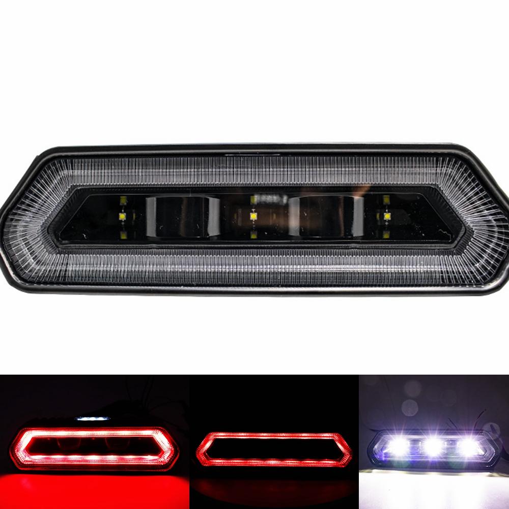 High Mount Brake Light For Car ATV Polaris RZR 1000 800 900 XP Ranger Rear Chase LED Light Bar Running Brake Reverse for Can-Am