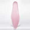 LAOBAO Cosplay Wig, Pink, Long Straight Hair, Lolita, Harajuku Style, GAL Style, Heat Resistant, Costume Accessory, Party, Fancy Dress, Christmas, Hal
