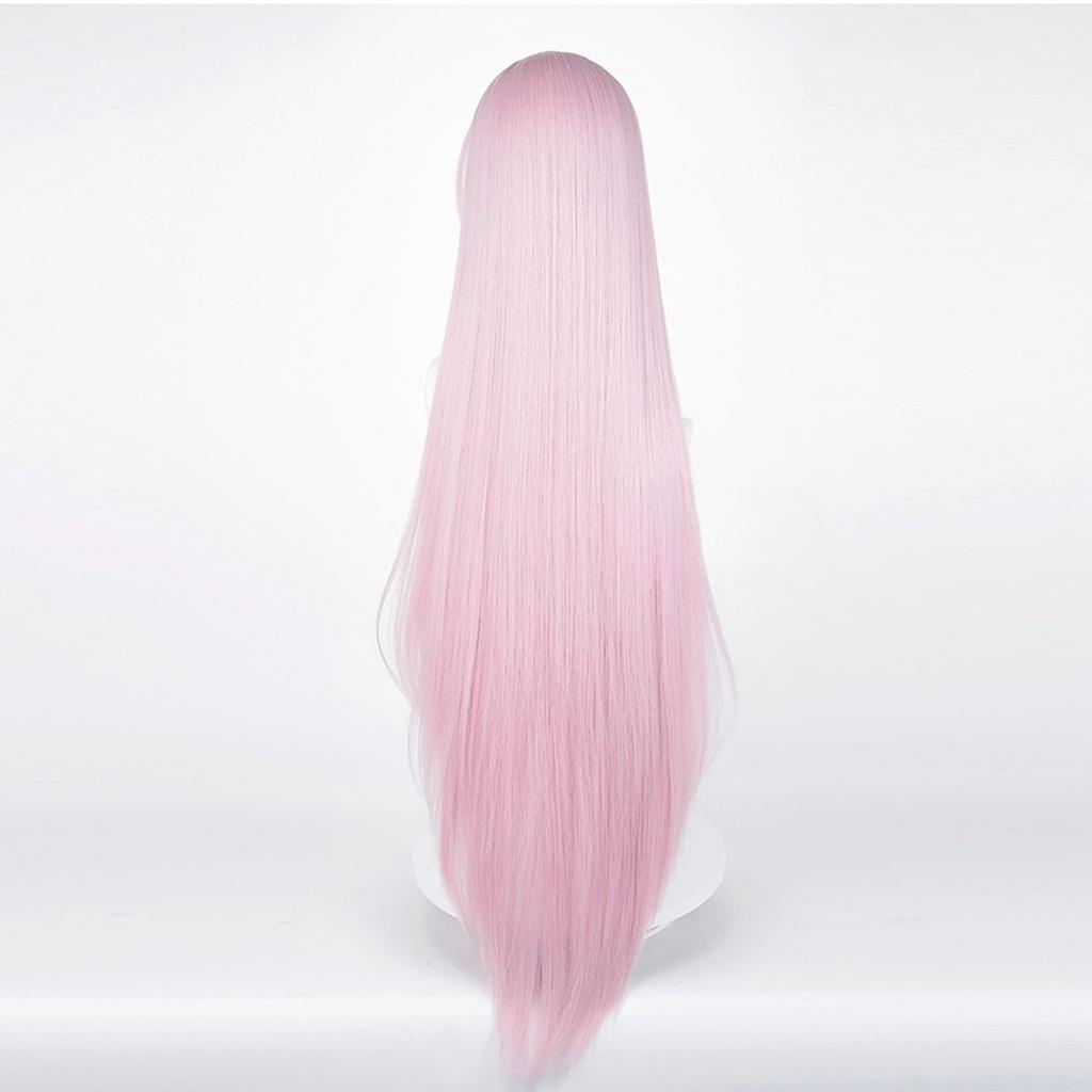 LAOBAO Cosplay Wig, Pink, Long Straight Hair, Lolita, Harajuku Style, GAL Style, Heat Resistant, Costume Accessory, Party, Fancy Dress, Christmas, Hal