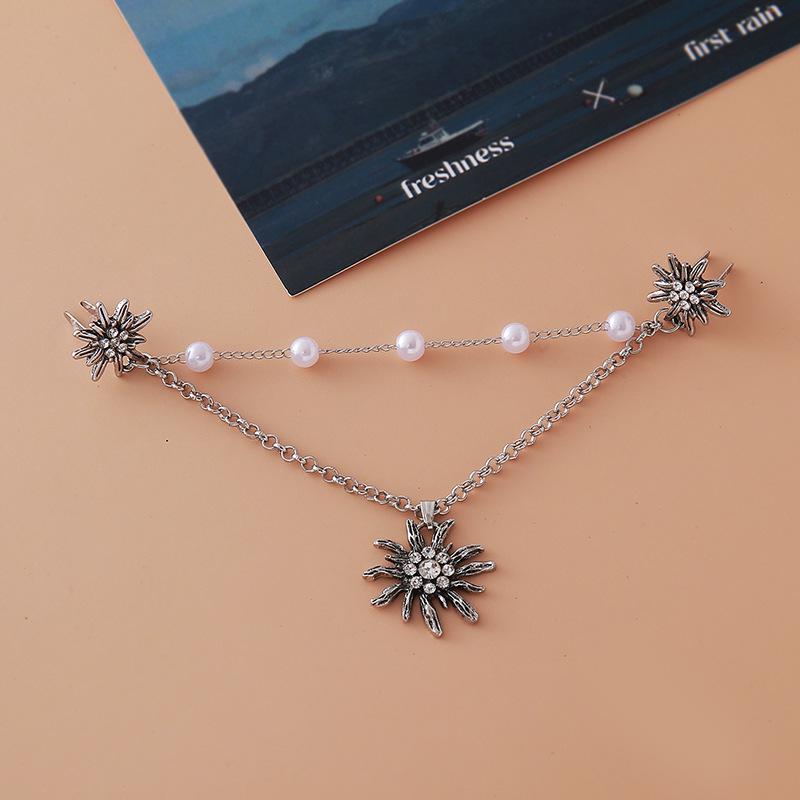 

Аксессуары для сумки Edelweiss Pearl: Винтажные роскошные ювелирные изделия с бриллиантовой цепочкой