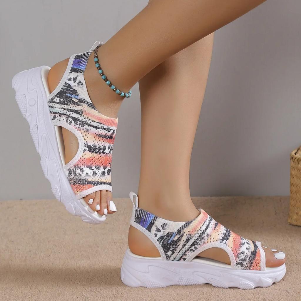 Large Size Sports Sandals Women 2025 Casual Platform Shoes Thick-Soled Sandalias Open Toe Beach Shoes for Women Zapatos Mujer