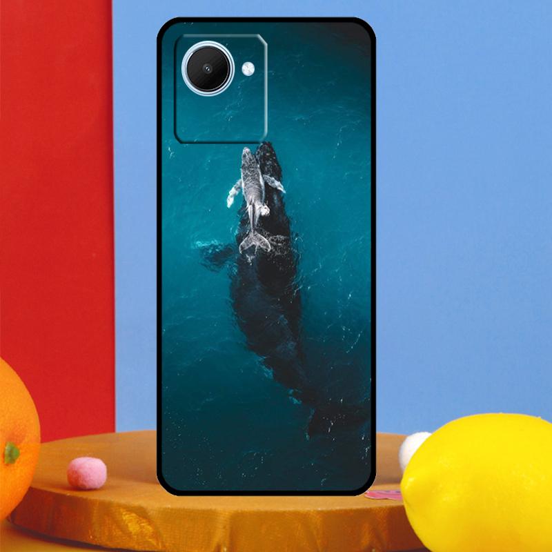 Ocean Whale Shark Swimming For Realme 15 Pro 13 12 11 10 14 Pro Plus C65 C67 C63 C61 C55 C51 C53 C35 C75 GT6 GT7 Case