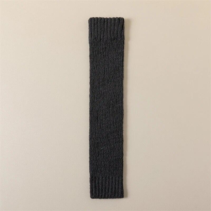 Fashion Women's Leg Warmers Autumn Winter Keep Warm Leg Long Sleeves For Women Solid Color Knee Warmer