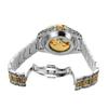 Transparent Leather Band Automatic Mechanical Skeleton Watch for Men Custom Logo