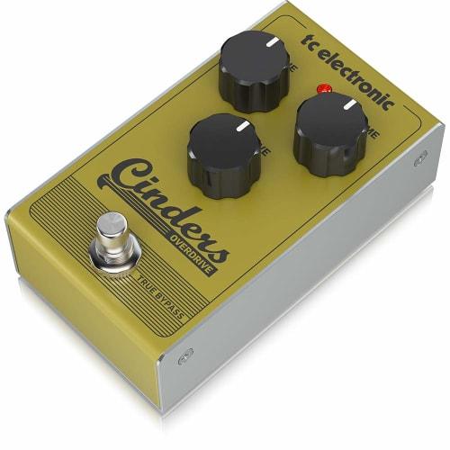 Tc Electronic Analog Overdrive Pedal, Analog Circuit, Picking Nuance Response, Tube-Like Sound, Cinders Overdrive Yellow