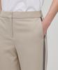MUSINSA STANDARD WOMAN Women'S Fluid Side Line Semi-Wide Slacks [Beige]