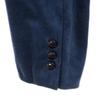 Aquascutum Corduroy Tailored Jacket Navy System Women Used
