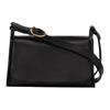 Le Foulonné Embossed Logo Adjustable Shoulder Strap Leather Crossbody Bag Medium Women Bags Black 10297021001
