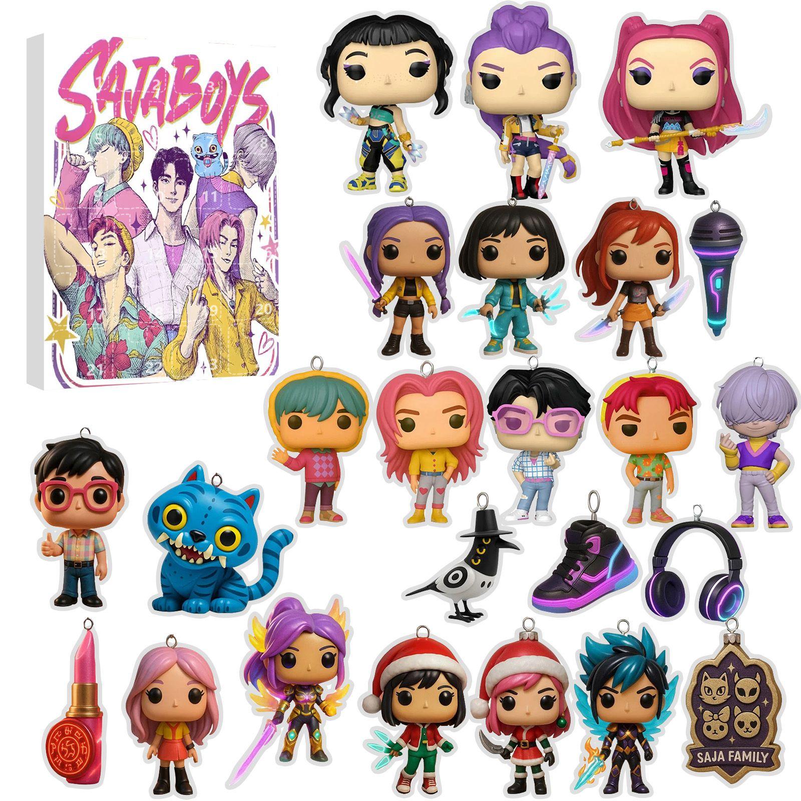 

2D Адвент-календарь включает 24 адвент-календаря, календарь обратного отсчета и коллекционные сюрпризы One Size