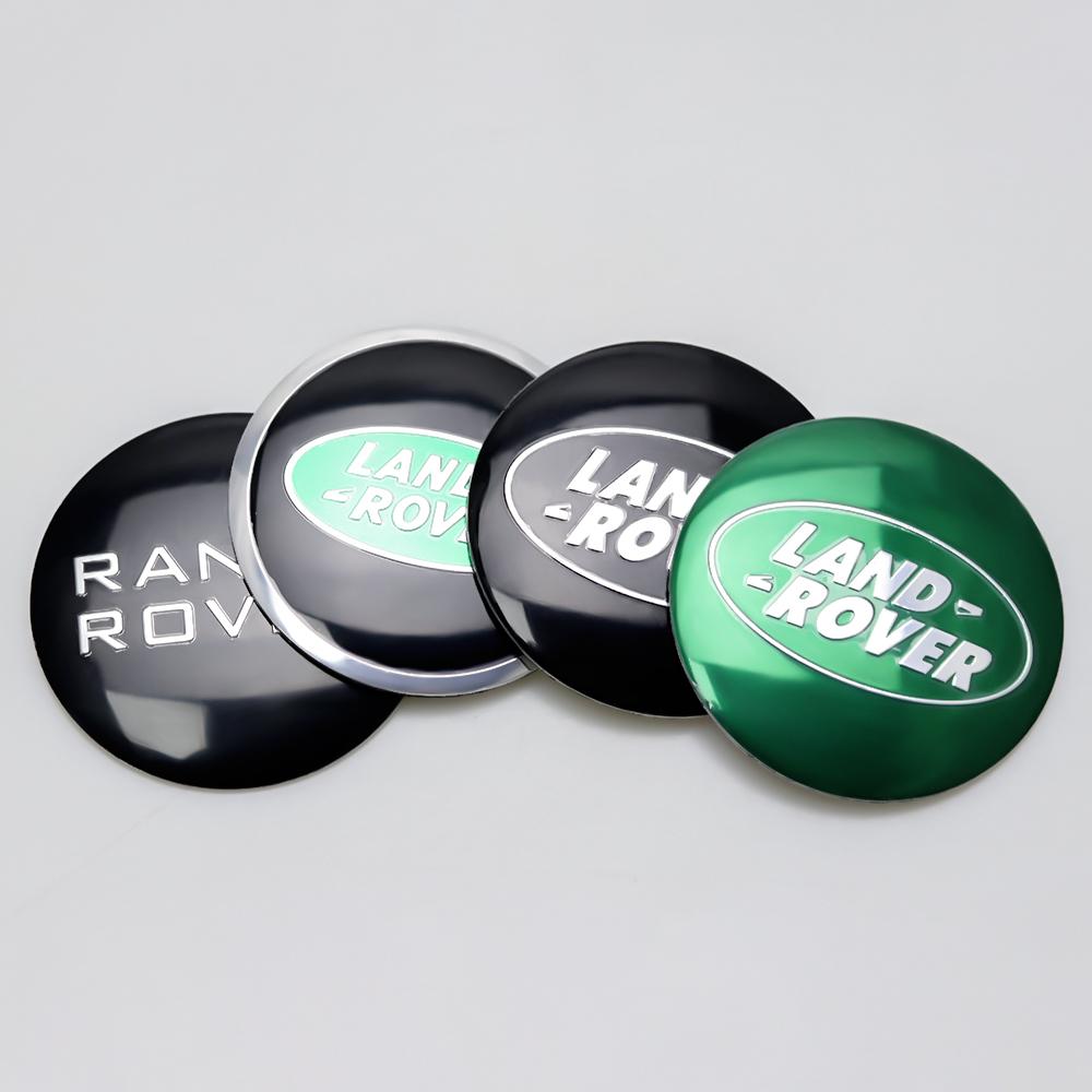 4pcs 56mm Car Wheel Center Hubcap Sticker Auto Tire Hub Cap Decor Decal For Land Rover SVR Range Rover L322 L405 Sport Discovery XS1