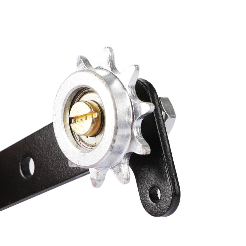 DIY Chain Tensioner Fit 80cc Engine Motor Cylinder Piston 40mm 2 In1 Racing Reed Valve Muffler Pipe For Engine Motorized Bike