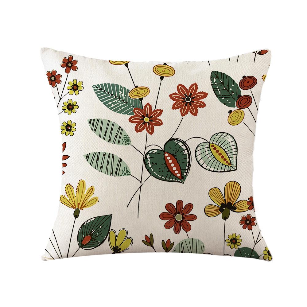 Pillow New Plant Pillow Bedside Backrest Sofa Living Room Decorative Pillow Pillow Small Quantity