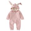 Baby Romper Jumpsuit Cotton Long Sleeve Hooded Rabbit Onesie Autumn Outwear