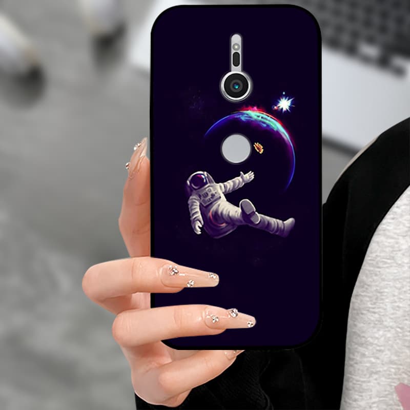 For Sony Xperia XZ2 XZ 4 2 1  Soft Silicone Black Back Shell Phone Cover For Sony XZ1 XZ2 XZ4 Funda Coque Shockproof Cases