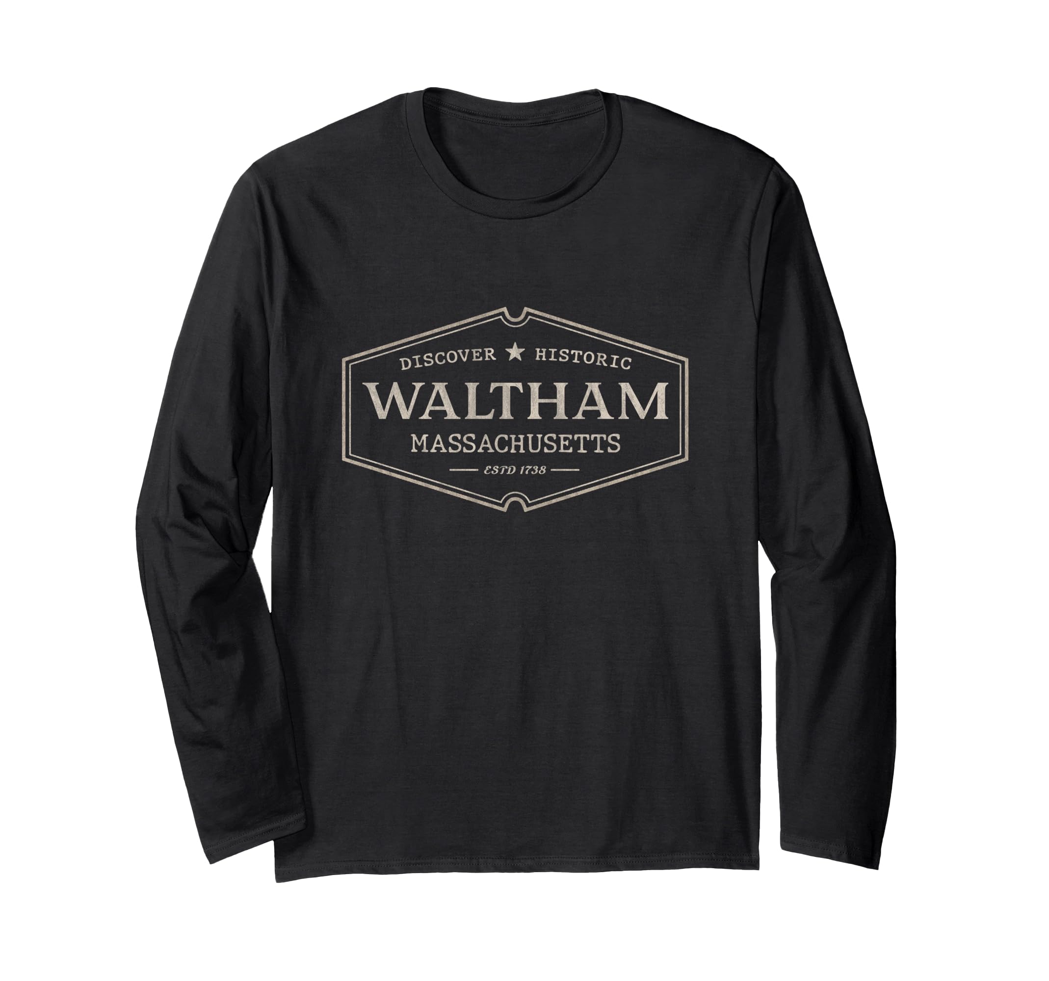 Waltham, Massachusetts | Waltham, Massachusetts History Long-Sleeve T-Shirt