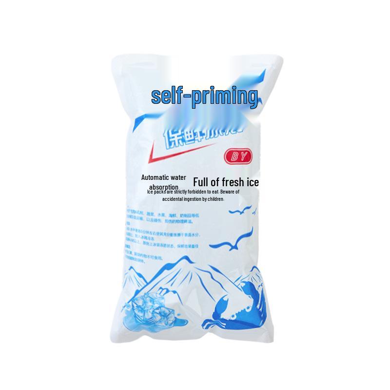 Explosion-Proof Reusable Ice Pack: Double-Sided, Self-Absorbing, Disposable Cold Storage Bag for Cake Takeaway