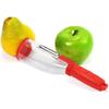 Bonano 2 Pieces Set of Peeler with Container Stainless Steel blade,Both Fruits and Vegetables Are Suitable., 9*5*2