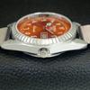 VINTAGE SEIKO 5 AUTOMATIC 6309A REFURBISHED JAPAN MENS ORANGE WATCH a442515-1
