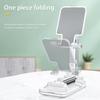 Adjustable Foldable Phone Stand Portable Desktop Holder for Tablets Smartphones Non-Slip Scratch-Proof Phone Mount for Video Calls Streaming Travel