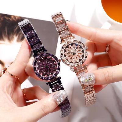 Trendy TikToka: Zegarek damski Fortune z diamentami i kwarcem, wodoodporny