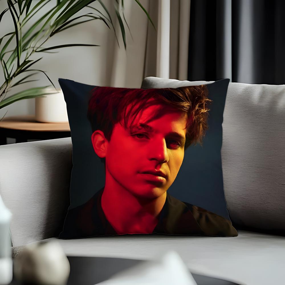 Trending CCharlie Puthed Cushion Cover Antidustmite Pillowcase Invisible Zipper Silky Short Plush Sofa Cushion Cover