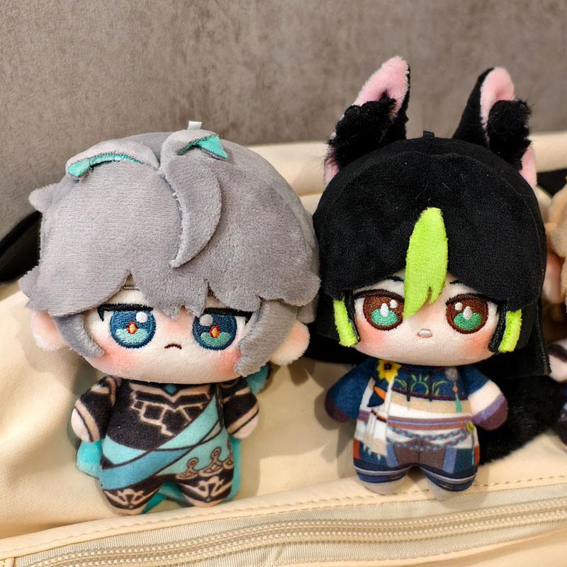 10Cm Genshin Impact Alhaitham Plush Doll Starfish Body Alhaitham Plusie Backpack Toys Collect Pendant Stuffed Xmas Present Gift