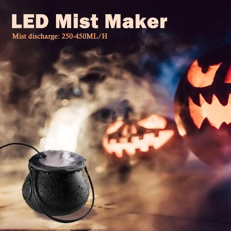 

Светодиодный туманообразователь, водный туман, туманообразователь для сада, аквариум, рокарий, бассейн, Mister, украшение для атмосферы Хэллоуина, туман с 12 светодиодными лампами