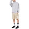 Puma FW/AW24 Retro Sports Casual Fleece Lined Long Sleeved Semi Open Collar Half Zip Sweatshirt Unisex Light Gray 632293-72