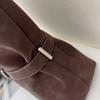 Trendy Fashion Simple Belt Buckle Retro Women's Underarm Bag Elegant Shoulder Bag Very Suitable for Daily Life, Shopping, and Women's Holiday Gifts