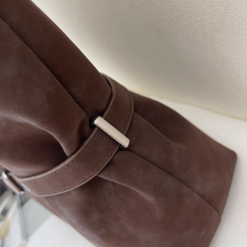 Trendy Fashion Simple Belt Buckle Retro Women's Underarm Bag Elegant Shoulder Bag Very Suitable for Daily Life, Shopping, and Women's Holiday Gifts