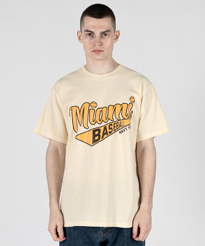 NAVYTEAM Ntv-Miami Baseball Short Sleeve (B Type)