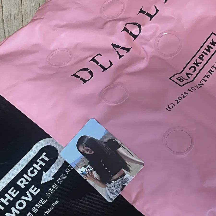 Blackpink Membership Pre-order Benefit Day2 Cushion+index Blackpink Poca+shopping Bag