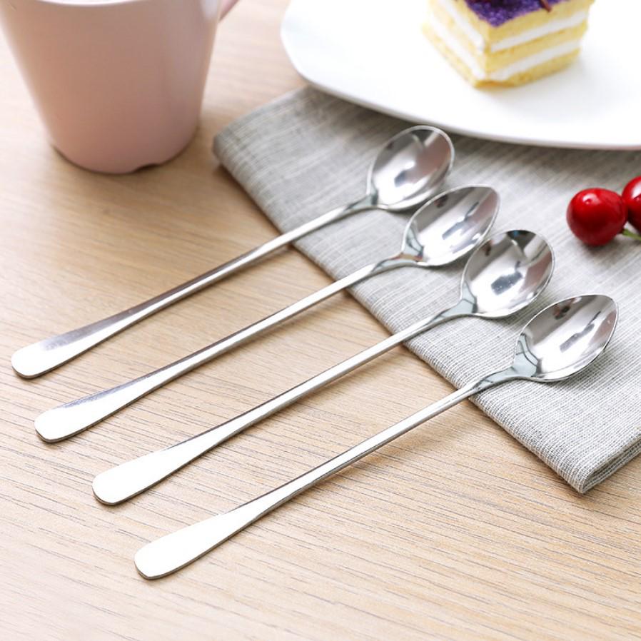 Stainless Steel Long Handle Coffee and Tea Stirring Spoon