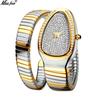 MISSFOX Women's European & American INS Style Snakehead Watch – Unique, Fashionable, Snake-Shaped Design