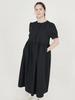 Chikita Puff Sleeveless Dress (Light Cotton) Black 252204Sbk