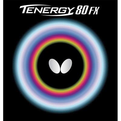 Butterfly Tischtennis Rückenbelag Tenergy 80FX 05940 Schwarz Dick