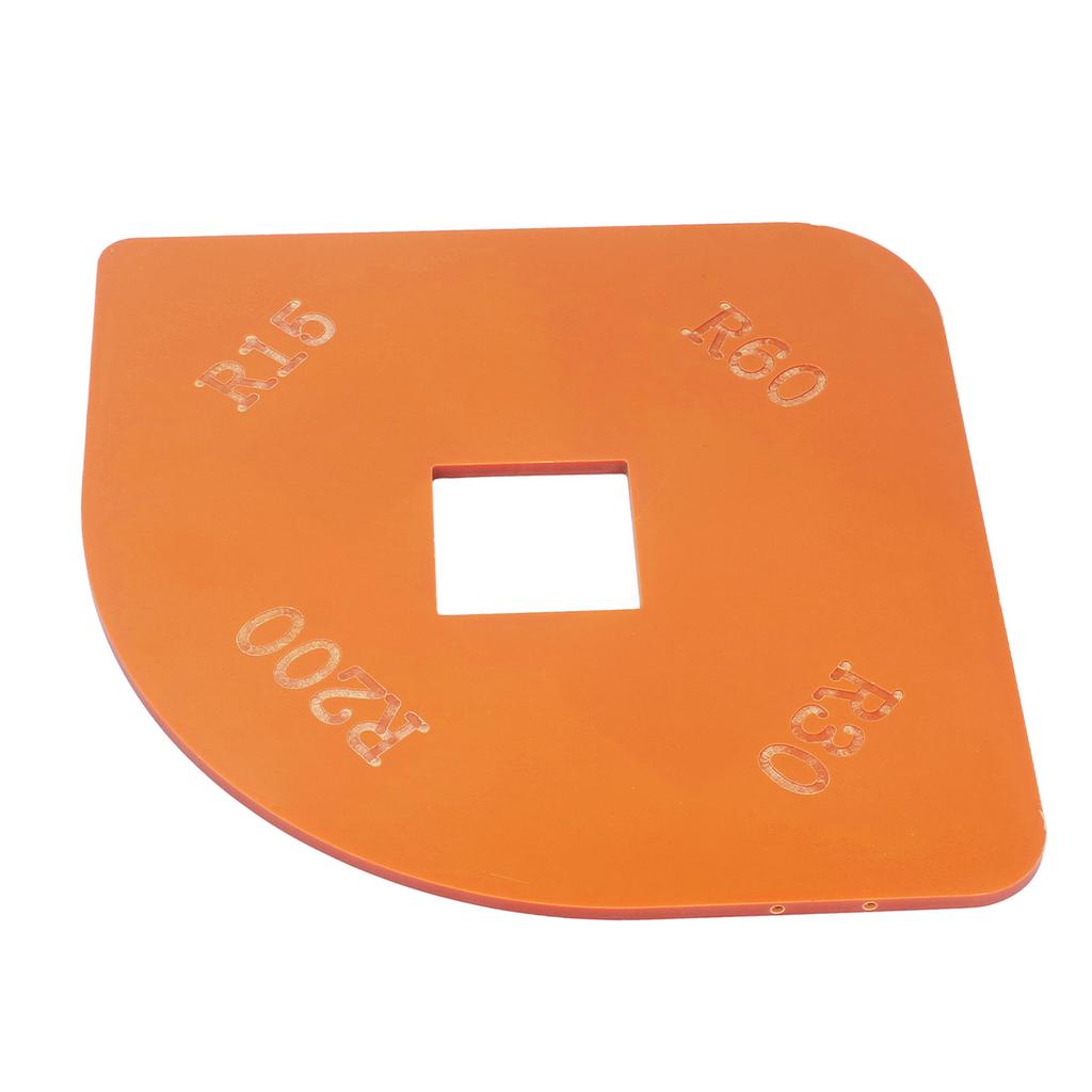 Rounded Corner Locator R15 R30 R60 R200 Radius Template Jig for Cabinet Closet Cutting Woodworking