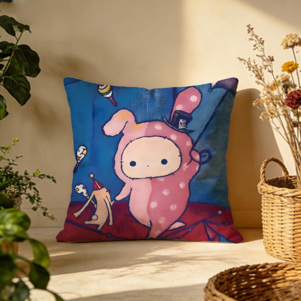 Trendy Ssentimental Circuses Cushion Cover Versatile DoubleSided Pillow Case Fit for Sofa Bed Car  Daily Decor