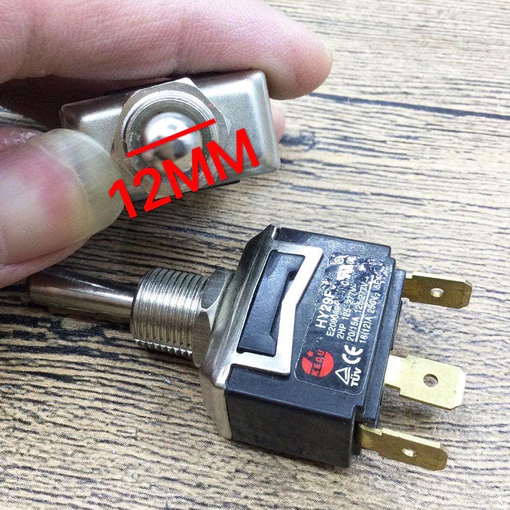 HY29F Comutator Basculant SPST KEDU 18A 3Pini 3 Poziții Comutator Electric pentru Amplificator cu Tuburi