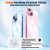 New Ultra Thin Transparent Comes with Lens Film Phone Case for iPhone 16 15 14 13 12 11 Pro Max 16 Plus Plating Shockproof Cover