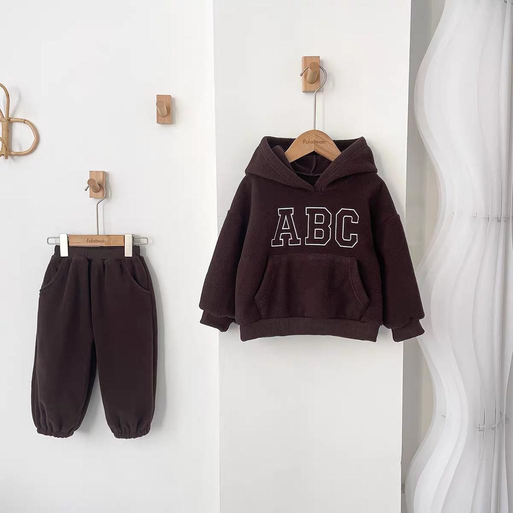 Completo 2 Pezzi Stampato da Bambino Top a Maniche Corte con Bottoni Pantaloni a Gamba Larga Set Completo Pigiama Tuta Casual da Casa