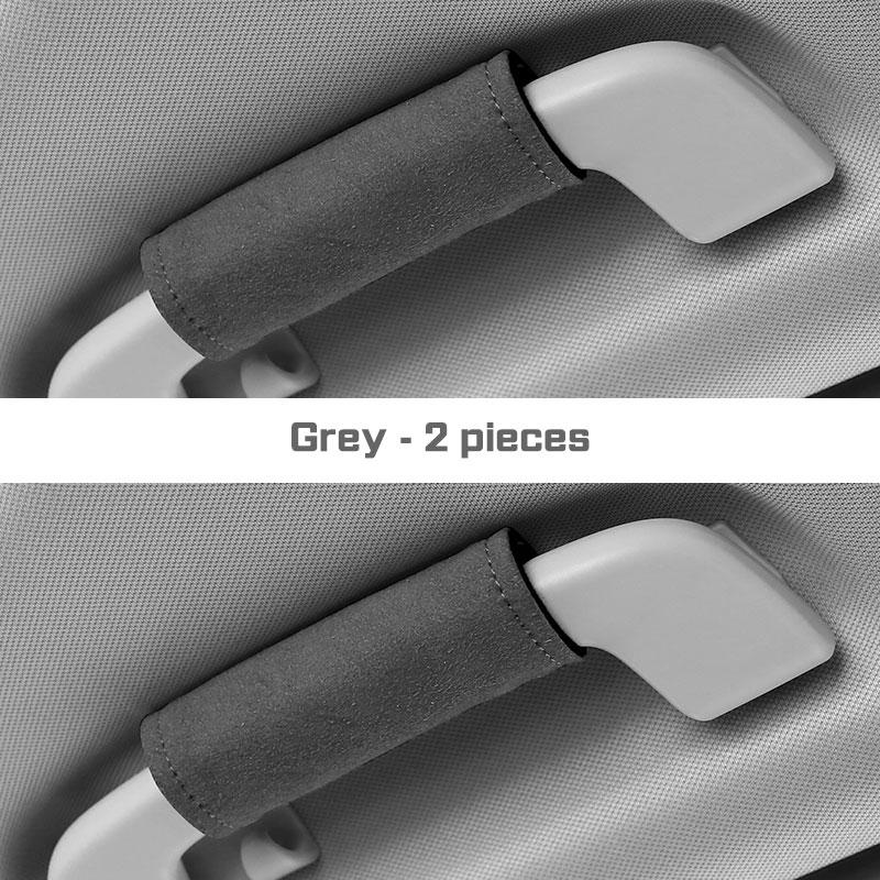 Car Handle Protection Case Suede Cover For BMW E38 E46 F15 E90 E92 E87 G20 G30 1 3 5 7 X1 Car Roof Armrest Inner Door Pull Cover