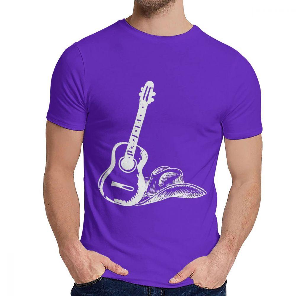 Picture Custom Country Music Shirt Gift Guitar Tee Unisex Stylish Great T Shirt Round Neck
