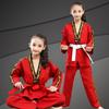 New Pattern Men's and Women's Taekwondo Clothing Long Sleeves Pure Cotton Taekwondo Clothing Training Clothing Wear-resistant