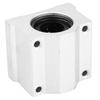 2 st SC16UU Aluminiumlegering Stängd Linjär Rörelse Lager Glidblock Linjär Lager Slider