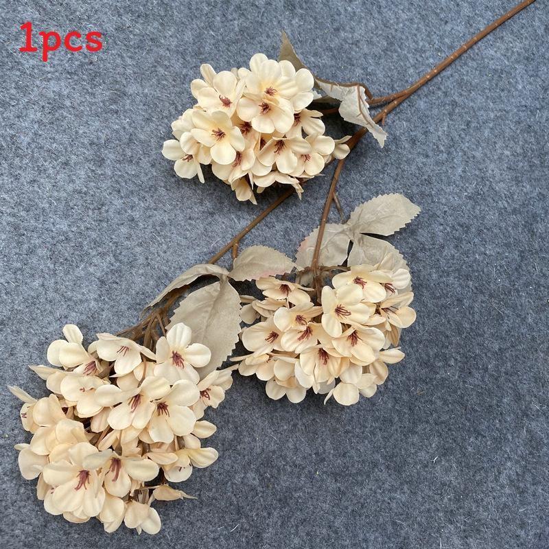 Artificial Pagoda Hydrangea Bouquet Wedding Photo Props Luxury Table Decor Faux Flower Stems 77 Chars